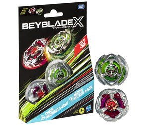 Leketøy - Hasbro Beyblade X Chain Incendio 5-60HT and Arrow Wizard 4-60N Top Dual Pack Set, Ages 8+ - G0196EU40