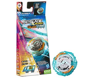 Leketøy - Hasbro Beyblade Burst QuadStrike Zeal Nyddhog N8 Spinning Top Single Pack, Battling Game Toy - F7776EU60