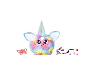 Dukker, Bamser & Utstyr - Hasbro Furby Tie Dye Plush Toy Voice Activated 15 Fashion Accessories Interactive Toys Ages 6+ - F89009510