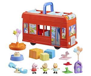 Peppa Gris - Hasbro Peppa Pig Toys Peppa’s 2-in-1 Party Bus Playset with 3 Figures Preschool Toys for 3+ - F88815L0