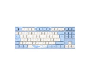 Tastatur - Varmilo VPT88 Sea Melody V3 - Wireless (Tri-Mode) - Gateron G Pro 3.0 Red - Gamingtastatur - Uten numpad - Nordisk - Blå - A79A038G7A5A02A033