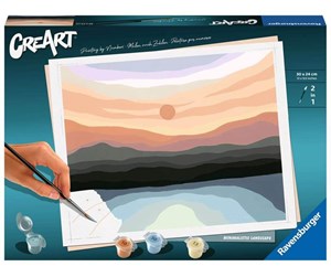 Kreative leker - Ravensburger CreArt Painting by Numbers - Minimalist Landscape - 235155