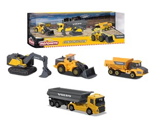 Leketøysbil - Majorette Volvo Construction 4 Pieces Giftpack - 212057287SDN