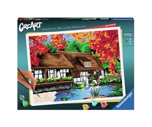 Kreative leker - Ravensburger CreArt Painting by Numbers - Mill in Blautopf - 235469