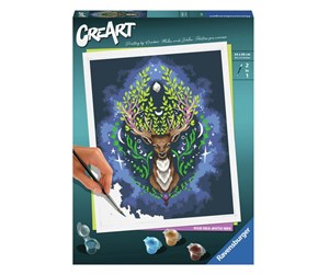 Kreative leker - Ravensburger CreArt Painting by Numbers - Pixie Cold: Mystic Deer - 236404