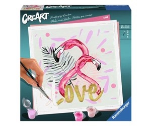 Kreative leker - Ravensburger CreArt Painting by Numbers - Love - 290291