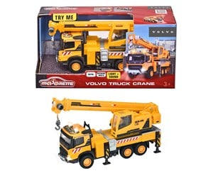 Leketøysbil - Majorette Volvo Truck Crane 22 cm - 213723004