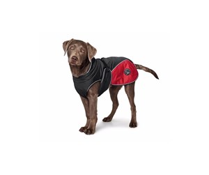 Hund - Hunter - Coat Uppsala Cozy 35 cm Anthracite/Red - 65429