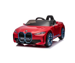 Elektrisk bil - Nordic Play Electric Car BMW I4 4x12V motors EVA wheels PU leather seat - 805-899