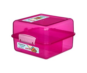 Kjøkkentilbehør - Sistema Lunch Cube 1.4 L - Pink - 31735-03