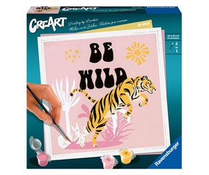 Kreative leker - Ravensburger Paint by Numbers - Be Wild - 236657