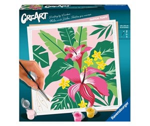 Kreative leker - Ravensburger CreArt Painting by Numbers - Tropical Plants - 237289