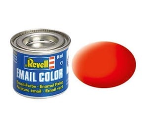 Kreative leker - Revell Enamel Paint #25 - Neon Orange Matte - 32125