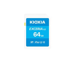 Minnekort - Kioxia EXCERIA G2 SD - 100MB/s - 64GB - LNEX2L064GG4