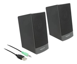 Høyttalere - PC - DeLOCK Speakers - for PC - Svart - 27001