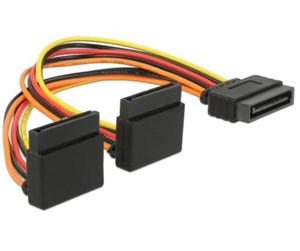 Strømkabel (intern) - DeLOCK - Power Adapter - SATA Power to SATA Power - 15 cm - 60170