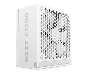 Strømforsyning (PSU) - NZXT C-Series C1200 (2024) White Strømforsyning (PSU) - 1200 Watt - 135 mm - ATX 3.1 - 80 Plus Gold sertifisert - PA-2G2BW-EU