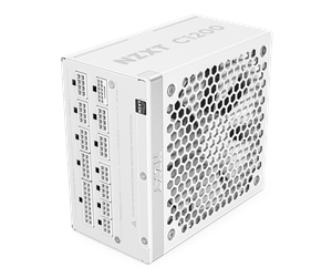 Strømforsyning (PSU) - NZXT C-Series C1200 (2024) White Strømforsyning (PSU) - 1200 Watt - 135 mm - ATX 3.1 - 80 Plus Gold sertifisert - PA-2G2BB-EU