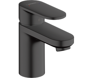 Blandebatterier og beslag - Hansgrohe Vernis Blend 1-lever basin mixer 70 with lift-up bottom valve, Matt black - 71550670