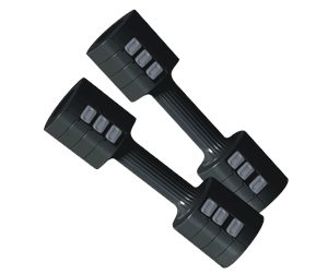 Sport & Fitness - ASG Adjustable Dumbbell Set 5 kg. Black - ASG5127BLACKONE SIZE