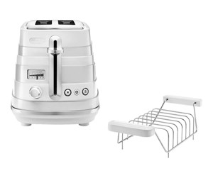 Brødrister - DeLonghi Brødrister De'Longhi Avvolta CTA 2103.W - toaster - white - CTA 2103.W