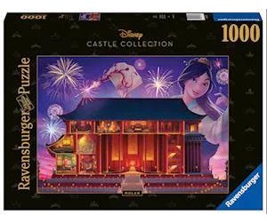 Puslespill - Ravensburger Puzzle Disney Castle Mulan 1000p Floor Gulv - 17332