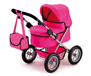 Dukker, Bamser & Utstyr - Bayer Design Doll's Pram Trendy - Pink (13029AA) - 13029AA