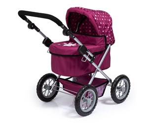 Dukker, Bamser & Utstyr - Bayer Design Doll's Pram Trendy - Rose (13067AA) - 13067AA