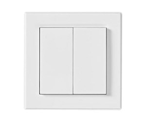 Smarthus - Nedis RF Smart Light Switch | Double - switch - white - RFWS20WT