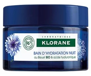 Ansiktspleie - Klorane Water Sleeping Mask - Cornflower & Hyaluro - 3282770208047