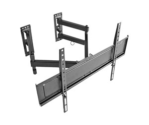 Veggmontering, AV-braketter & AV-møbler - Nedis mounting kit - full-motion - for LCD TV - black 40 kg 70" 100 x 100 mm - TVWM5350BK