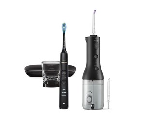 Elektrisk tannbørste - Philips Elektrisk tannbørste Sonicare DiamondClean 9000 HX3886/43 - Oral irrigator - Black - HX3886/43