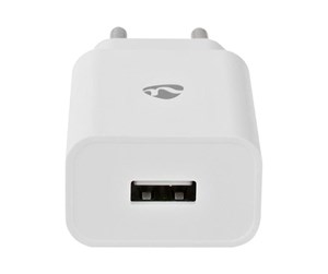 Mobil - Adaptere og ladere - Nedis Wall Charger power adapter - USB - 12 Watt - WCHAC242AWT