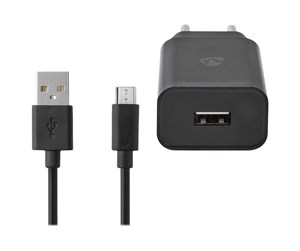 Mobil - Adaptere og ladere - Nedis WCHAM213ABK power adapter - USB - 10.5 Watt - WCHAM213ABK