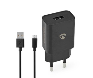 Mobil - Adaptere og ladere - Nedis WCHAM105ABK mobile device charger - WCHAM105ABK