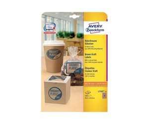 Papir, Fotopapir & Etiketter - Avery Zweckform - labels - 450 label(s) - 63.5 x 42.3 mm (oval) - L7103-25