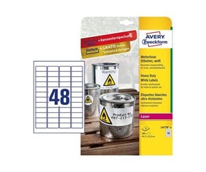 Papir, Fotopapir & Etiketter - Avery Zweckform L4778-8 - labels - 384 label(s) - 45.7 x 21.2 mm - L4778-8