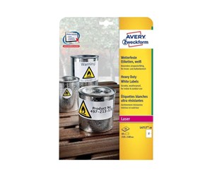 Papir, Fotopapir & Etiketter - Avery Zweckform - labels - matte - 40 label(s) - 210 x 148 mm - L4717-20