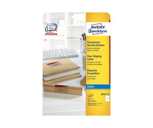 Papir, Fotopapir & Etiketter - Avery - transparent address labels - 25 label(s) - A4 - J8567-25