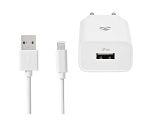 Mobil - Adaptere og ladere - Nedis WCHAL242AWT power adapter - USB - 12 Watt - WCHAL242AWT