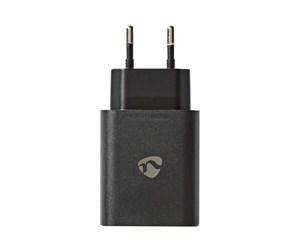 Mobil - Adaptere og ladere - Nedis power adapter - 24 pin USB-C - 30 Watt - WCQC402ABK