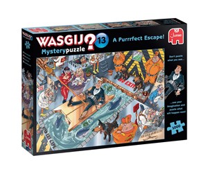 Puslespill - Wasgij Mystery Puzzle 13 A Purrrfect Escape! (1000) - 1119801827