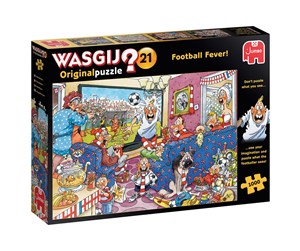 Puslespill - Wasgij Original Puzzle 21 Football Fever! (1000) - 1119801820