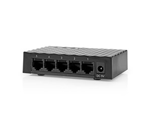 Switch/splitter - Nedis NSWH5P110BK network switch - NSWH5P110BK