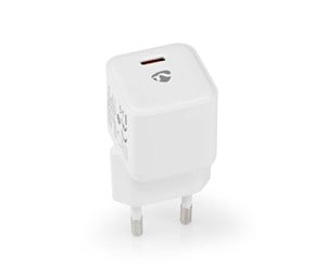 Mobil - Adaptere og ladere - Nedis Mini Wall Charger - WCMPD20W100WT