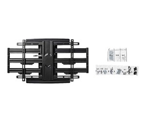 Veggmontering, AV-braketter & AV-møbler - Nedis TVWM6551BK bracket - full-motion - for TV - black 70 kg 80" 200 x 100 mm - TVWM6551BK