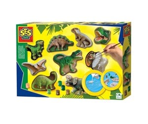 Kreative leker - SES Plaster Casting and Painting - Dino World - 01403