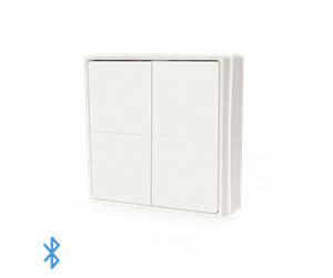 Smarthus - Shelly BLU Wall switch 4, stand alone - Bluetooth batteritrykk - Shelly_BLU_Wall_Switch_4