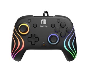 Spill - Tilbehør - PDP Afterglow Wave - Black - Controller - Nintendo Switch - 500-237-BK