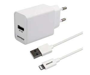 Mobil - Adaptere og ladere - Essentials Wall Charger USB-A - 1m - 1110145